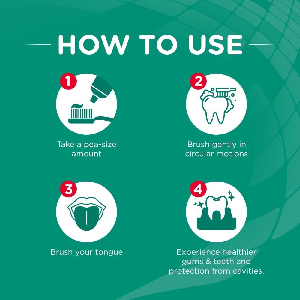 Family brushing teeth